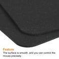 thumbnail image 4 of Uxcell 8x8" Mouse Pad, 2 Pack Dual Side Soft Smooth Desk Pad Writing Mat, Black, 4 of 6