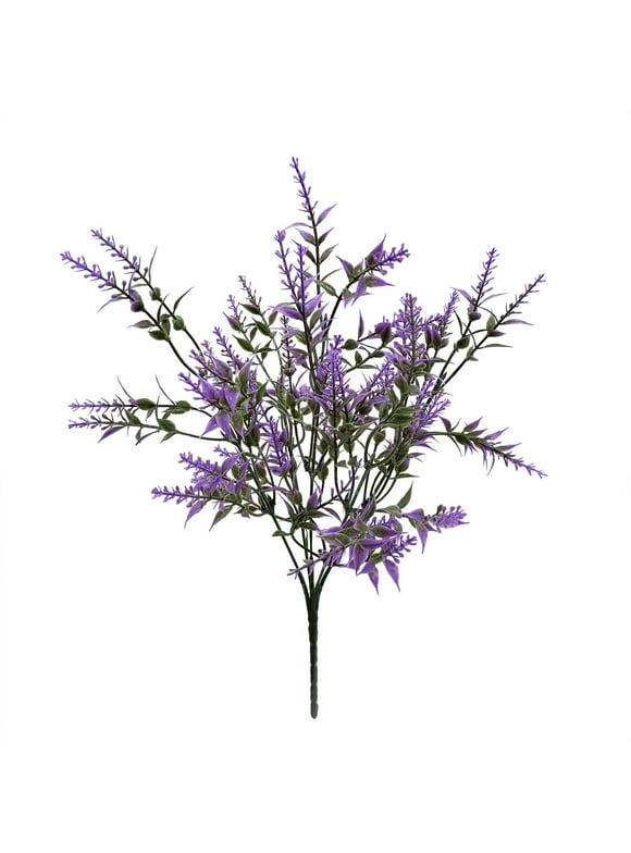 Mainstays Indoor Artificial Flower Lavender Pick, Purple Color, Assembled Height 13.5"