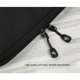 thumbnail image 5 of Organizador de cables de datos Qarigey con cremallera Rectangular bolsa de Viajes Negro, 5 of 6