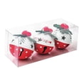 thumbnail image 4 of Adornos navideños para árbol de Navidad con 3 campanas y cuerda para colgar, atractivos adornos colgantes. Estilo A, 4 of 9