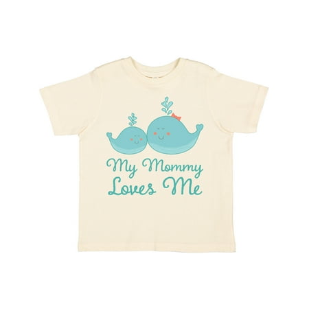

Inktastic My Mommy Loves Me whale Boys or Girls Toddler T-Shirt