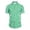 00-Green490, variant on XIAOCHA Gingham Plaid Button Shirt for Men Turn Down Collar Short Sleeve Daily Commute Casual Blouse