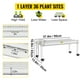 thumbnail image 1 of Sistema de cultivo hidropónico VEVOR, 36 sitios, 4 tubos de PVC-U de grado alimenticio, kit de plantación interior de 1 capa con bomba de agua, temporizador, cesta nido, esponja para, 1 of 9