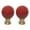 Red - Pack of 2, variant on Royal Designs, Inc. Ceramic Sphere Lamp Finial for Lamp Shade, F-5057RD-2, Red, Pack of 2
