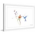 thumbnail image 2 of Marmont Hill "Blue Hummingbird" by Maya Gur Framed Painting Print, 2 of 4