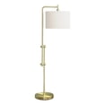 thumbnail image 2 of Lighting - 63"H - Floor Lamp - Brass Metal - Ivory Shade - Contemporary, 2 of 4