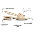 thumbnail image 4 of Journee Collection Womens Tabatha Tru Comfort Foam Low Covered Block Heel Sandals, 4 of 7