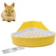 thumbnail image 1 of Inodoro para animales pequeños para hámsteres, orinal de esquina con bolas masticables para cobayas y hurones Ormromra WRQX-134, 1 of 6