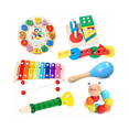 thumbnail image 1 of 6pc Paquete Bebe Temprana Didáctico Madera Infantil Juguetes, 1 of 5