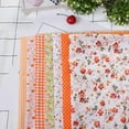 thumbnail image 4 of 7pcs Cotton Fabric DIY Assorted Squares Pre Cut Bedding Kit Bundle With Flower Pattern, Lightweight, Portable For Crafting, Quilting, Sewing, 4 of 8