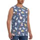 thumbnail image 2 of Balery Cute Baby Animals Camisetas sin mangas para hombre, absorbe la humedad y protege contra el mal olor.-Small, 2 of 7