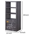 thumbnail image 5 of Industrial Style Metal Left Side Pier with 1 Compartment Gray - Saltoro Sherpi, 5 of 5