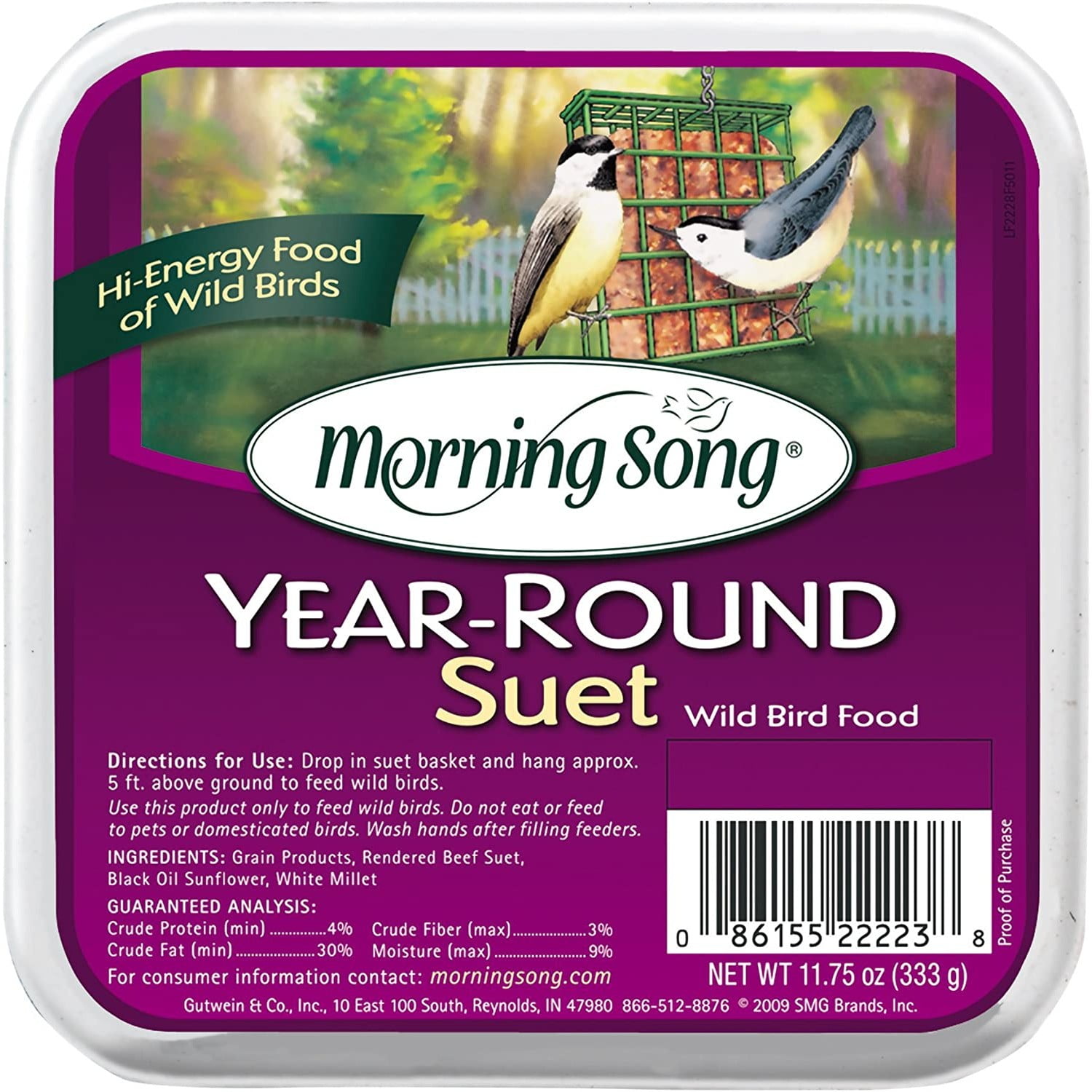 Morning Song Year Round Mix Bird Food, 11.75 oz. (10 Pack)
