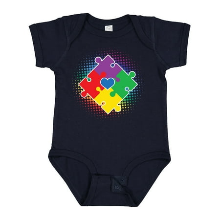 

Inktastic Autism Awareness Puzzle Piece Gift Baby Boy or Baby Girl Bodysuit