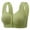 Green, variant on hotojiny Sleep Bars for Women Plus Size Breathable Front Closure Seamless Bras No Underwire Push up Supportive Bra