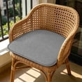 thumbnail image 5 of FEOLGEHLY 16.54x15.75in U-Shaped Linen Dining Chair Cushion, Thick Non Slip Horseshoe Seat Pad for Home Kitchen Office, Gray, 5 of 6