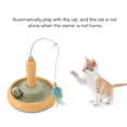 thumbnail image 4 of Rotating Cat Teaser, Easy Assembly 360 Degree Rotatable Cat Feather Toy  For Home Orange And Blue,Yellow And Green, 4 of 8