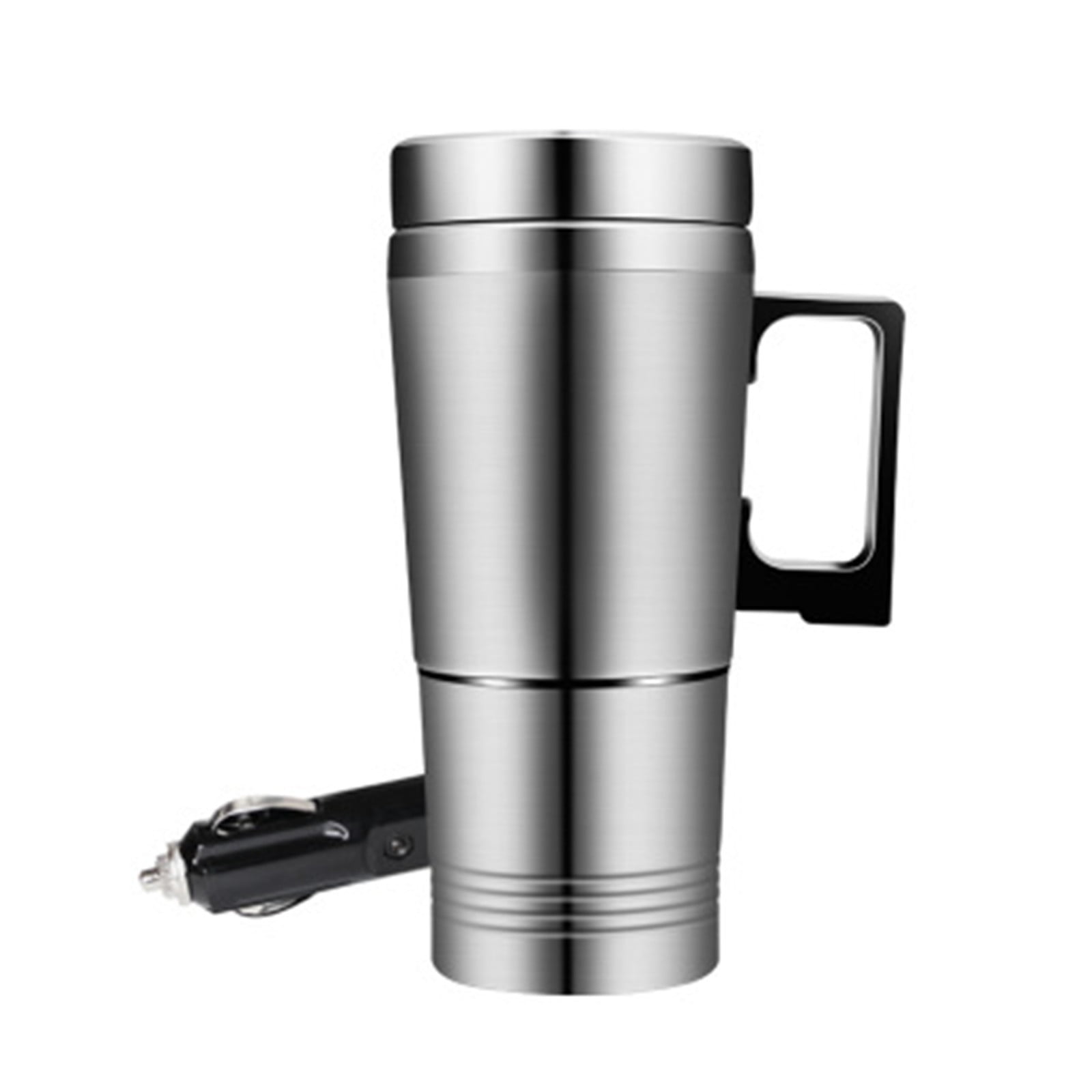 New 12v Stainless Steel Electric Mug Cup Auto Car Heated Travel Flask Kettle Jug 