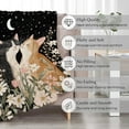 thumbnail image 3 of Cute Cat Throw Blanket Gifts for Girls Women Moon Night Flowers Throw Soft Flannel Blankets Cozy Plush Cat Lovers Girls Birthday Decorations Gifts Throw Blanket for Couch Bed Chair 50''x 60'', 3 of 21