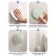thumbnail image 5 of Golf Ball Shaped Wall Mounted Toilet Brush Double Sided Silicone Toilet Scrubbers For Bathroom, 5 of 7