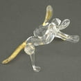 thumbnail image 5 of GlassOfVenice Murano Glass Cristallo and Gold Dog, 5 of 6