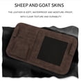 thumbnail image 6 of Fnochy Car Sunglass Holder Universal Fit Visor Organizer Premium Suede Leather Multifunctional Storage for Glasses Cards Masks Tickets Easy Install Car Accessories Durable Design, 6 of 6