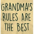 thumbnail image 2 of Grandmas Rules Best Cute Grandchild Romper Boys or Girls Infant Baby Brisco Brands 12M, 2 of 6