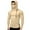 Beige, variant on Men's Solid Color Face Cover Hoodie Long Sleeve Pullover with Balaclava Style Casual Streetwear Top Red,S