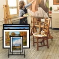 thumbnail image 3 of IAJXWI Large Art Canvas Storage Rack 33.5 x 17.3 x 27in, Adjustable Art Drying Painting Rack with Wheels, for Canvas Posters Prints Panels, Metal, 3 of 12