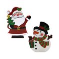 thumbnail image 3 of Decoración de madera Billuyoard cartel de Navidad muñeco de nieve Kits de decoración para fiestas Tipo 1, 3 of 6