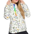thumbnail image 4 of KLL Watercolor Wildflower 2 for Womens Pullover Hoodie with Pocket Hooded Long Sleeve Shirts Sweatshirt for Women-XX-Large, 4 of 7