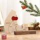 thumbnail image 4 of Adorno de oso de madera personalizado XINYU escultura de oso con 2 a 6 nombres de familia, 4 of 7