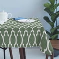 thumbnail image 4 of Sage Green Morocco Table Cloth Waterproof Tablecloths, Minimalist Boho Ethnic Abstract Motif Tablecloth Dining Table Cover for Kitchen Party Tabletop Outdoor, Rectangle Tablecloth 54x108 Inch, 4 of 9