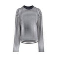 thumbnail image 5 of Women's Striped Long Sleeve Tee Round Neck Loose Fit Cotton Comfort Top, 5 of 5