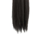 thumbnail image 6 of FITYLE 26 inch Long Straight Ponytail Extension,Soft as Human Hair,Styling Ponytails,Beauty Supplies Wrap Around Ponytail Extension for Girls brownish black, 6 of 10