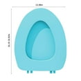 Toilet Seat, Elongated Toilet Seat with Comfort Foam Cushioning