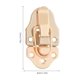 thumbnail image 2 of OUNONA 6Ud Pestillo Metálico Dorado Tipo Hasp Para Cajas De Madera Y Almacenamiento En Casa, 2 of 8
