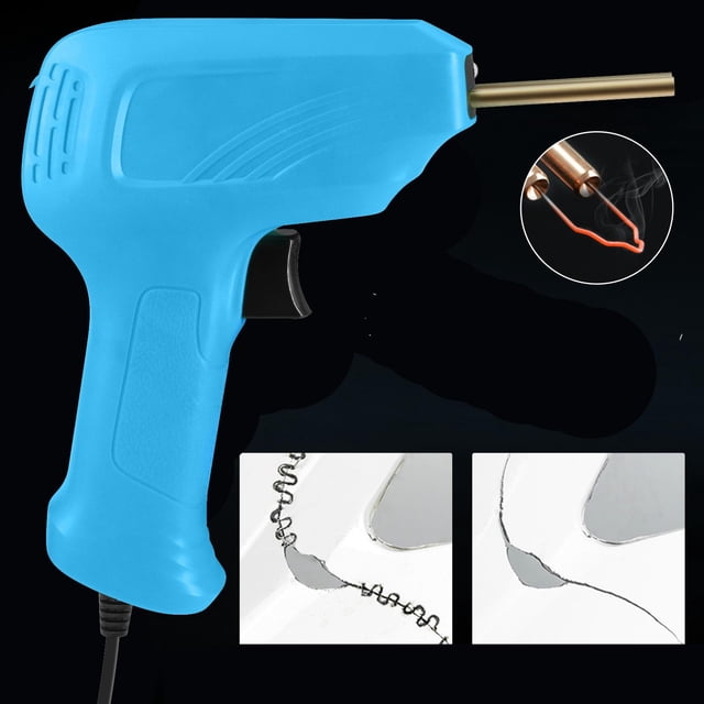 Juego de soldadura de grap plástico para reparación de parachoques, accesorios de plástico para motocicletas, manijas automotrices, anillos de plástico Baoblaze Soldador de reparación de grapadora