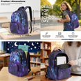 thumbnail image 3 of Yuyamidu Galaxy Wolf Backpack for Boys with Lunch Box and Water Bottle 4 Pieces School Bag Set Preschool Backpack for Girls 6-8 2nd Grade Backpacks Bookbag with Water Bottle Sleeve Holder, 3 of 7