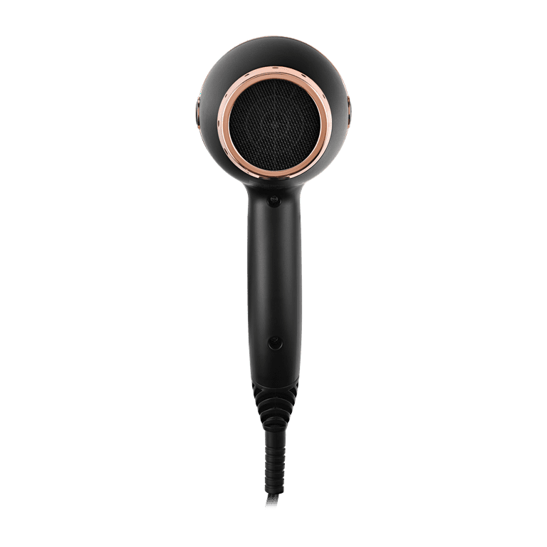 StyleCraft 3300 Supercharged Nano-Compact Hair Dryer with 2 Concentrator  Nozzles Black