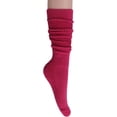 thumbnail image 2 of 6 Pairs Slouch Socks Women and Men Shoe Size 5 to 10 (Fuchsia), 2 of 6