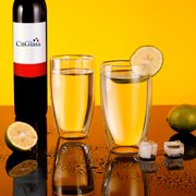 CnGlass Double Walled Glass Insulated Coffee Cups 13.5oz/400ml, Clear Cappuccino Cups Set of 2