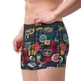 thumbnail image 2 of Logiee Adventure Camping Badge Print Mens Boxer Briefs,Boxer Briefs for Men,Breathable Stretch Underwear,Boys Boxer Briefs-X-Large, 2 of 5