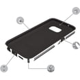 thumbnail image 4 of Speck CandyShell Grip Case for Samsung Galaxy S7, Black/Slate Grey, 4 of 5