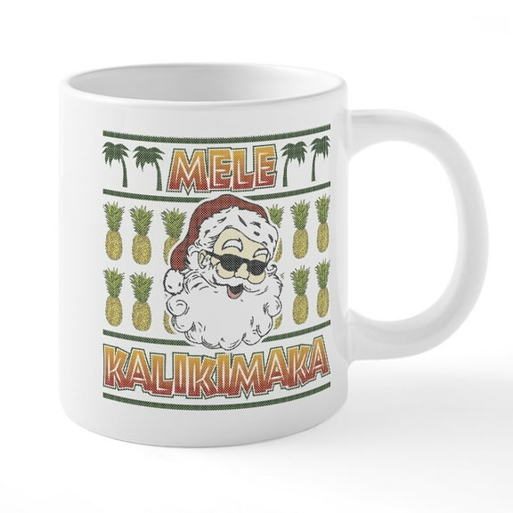 CafePress - Mele Kalikimaka - 20 Oz White Ceramic Mega Mug