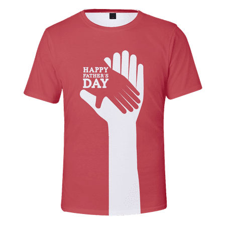 

MLFU Best Gifts For Dad - Unisex Round Neck T-Shirt Loose Tops Shirt For Men Boys
