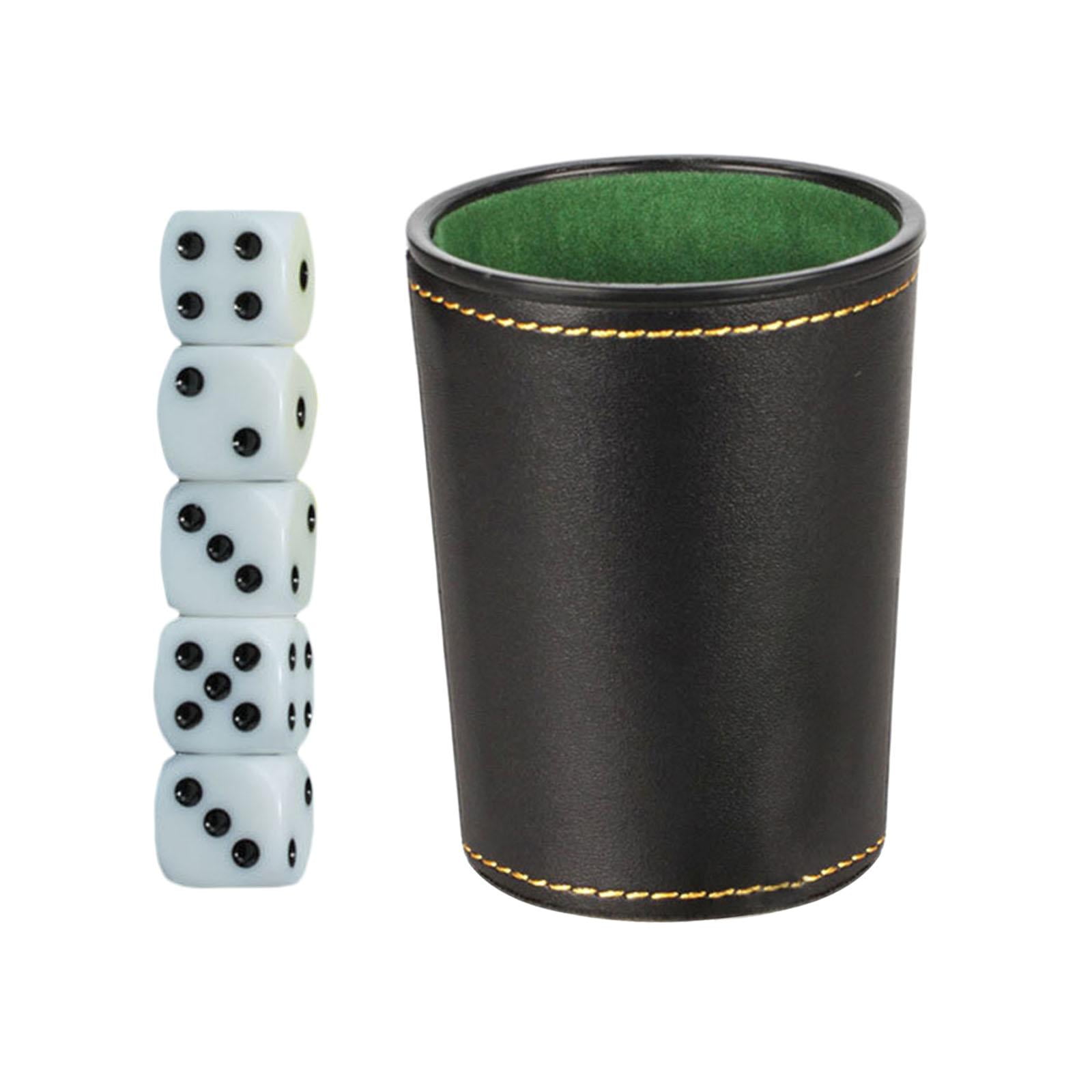 Professional Dice Cup With Five Dice 