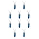 thumbnail image 1 of Sonducket Abalorio de columna hexagonal, colgantes colgantes de aniversario, amuletos de cristal para manualidades, collar, cadena, pendiente, Azul 10piezas, 1 of 6