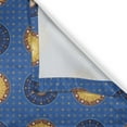thumbnail image 5 of Ambesonne Astrology Grommet Curtain, Astronomic Ornaments, 50" x 72", Yellow Brown and Blue, 5 of 6