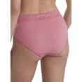 thumbnail image 2 of Women's Vanity Fair 13280 Flattering Lace Ultimate Comfort Hi-Cut Panty (Deco Rose Stripe 6), 2 of 2